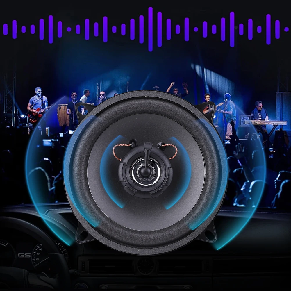 

Автомобильные коаксиальные Hi-Fi динамики 4/5/6 дюймов, 4 Ом, 2-полосные, 300/400/500 Вт, для автозвука, стерео сабвуфер