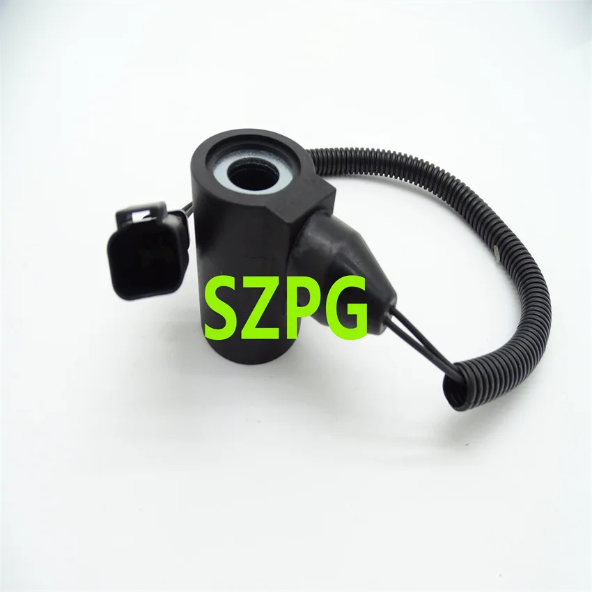 For Excavator Parts for Komatsu Swing Solenoid Coil PC60-7 PC120-6 Hydraulic Pilot Safety Lock Solenoid SD1224-C 1001 DC24V