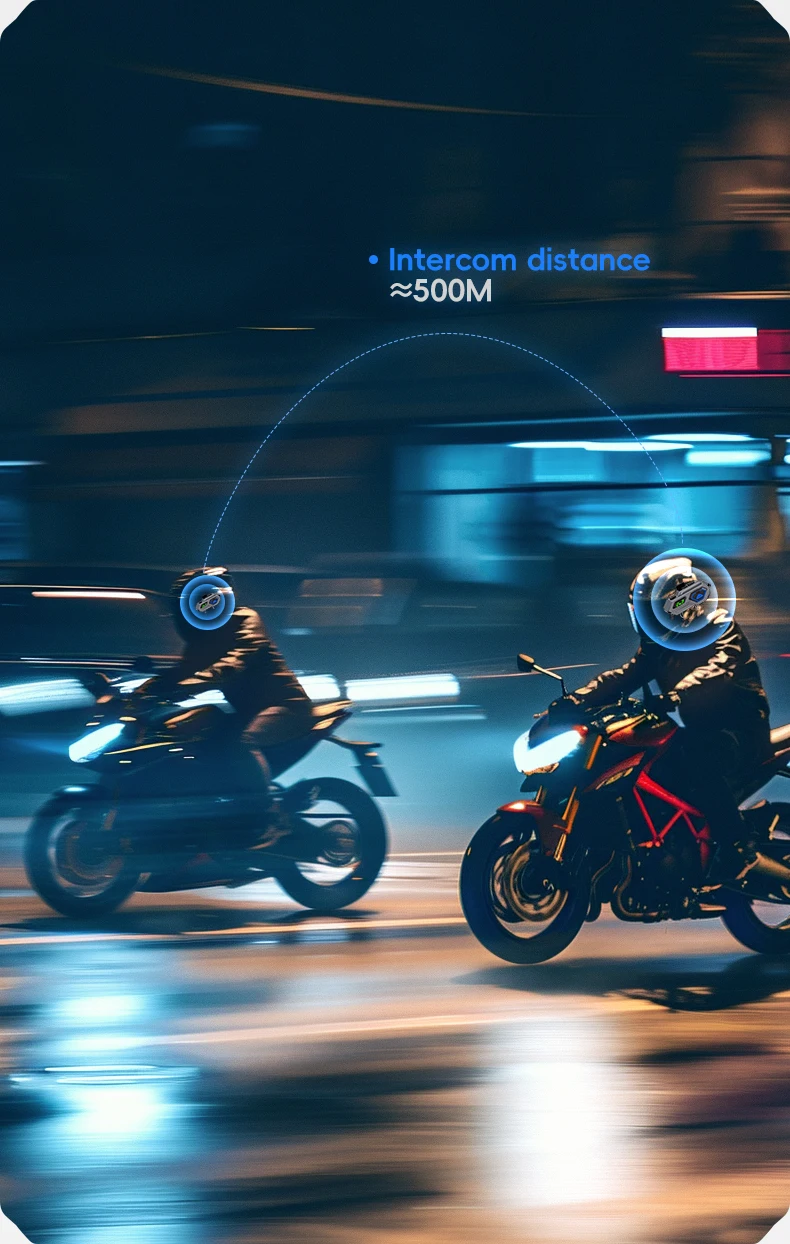 Motorrad C8 Pro Helm Headset Bluetooth Intercom Wasserdichte Motorrad 500M Interkommunikation Moto Interphone