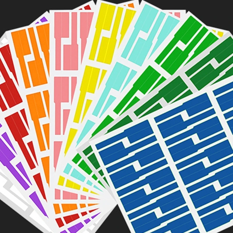 Etichette per cavi autoadesive da 300 pezzi Etichette per cavi impermeabili