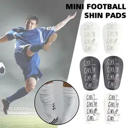 Mini Shin Pads Lightweight Wear-resistant Shock Absorbing Leg 2 Shin Protector Guards Soccer Training Size Football J7P7