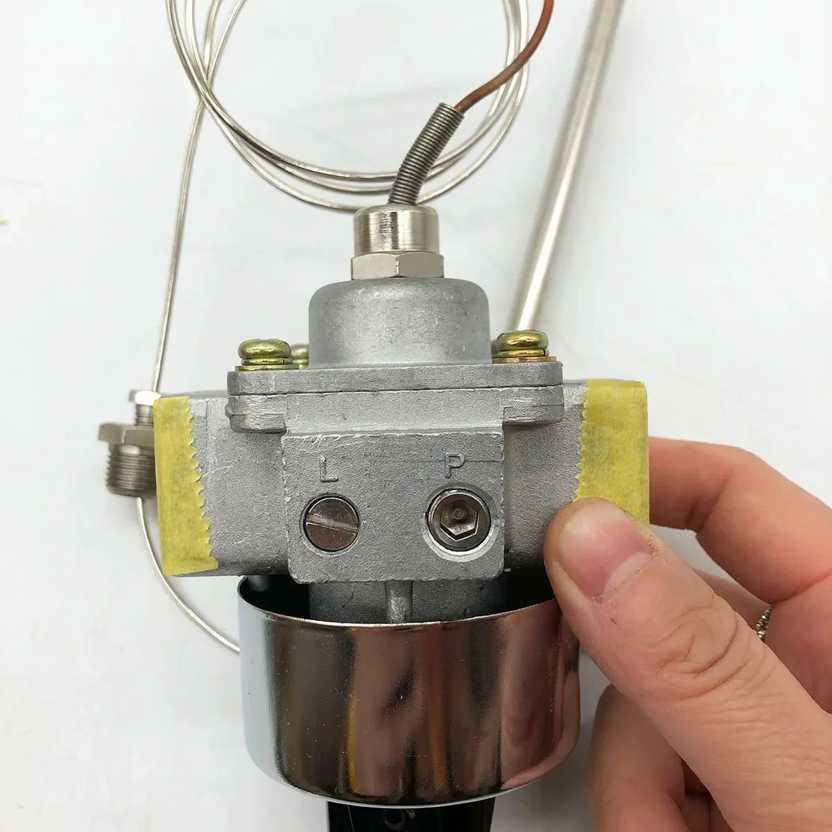 Gas Air Fryer Parts Oil Temperature Control Valve 160~220 Degree TWC Thermostatic Temperature Control Valve