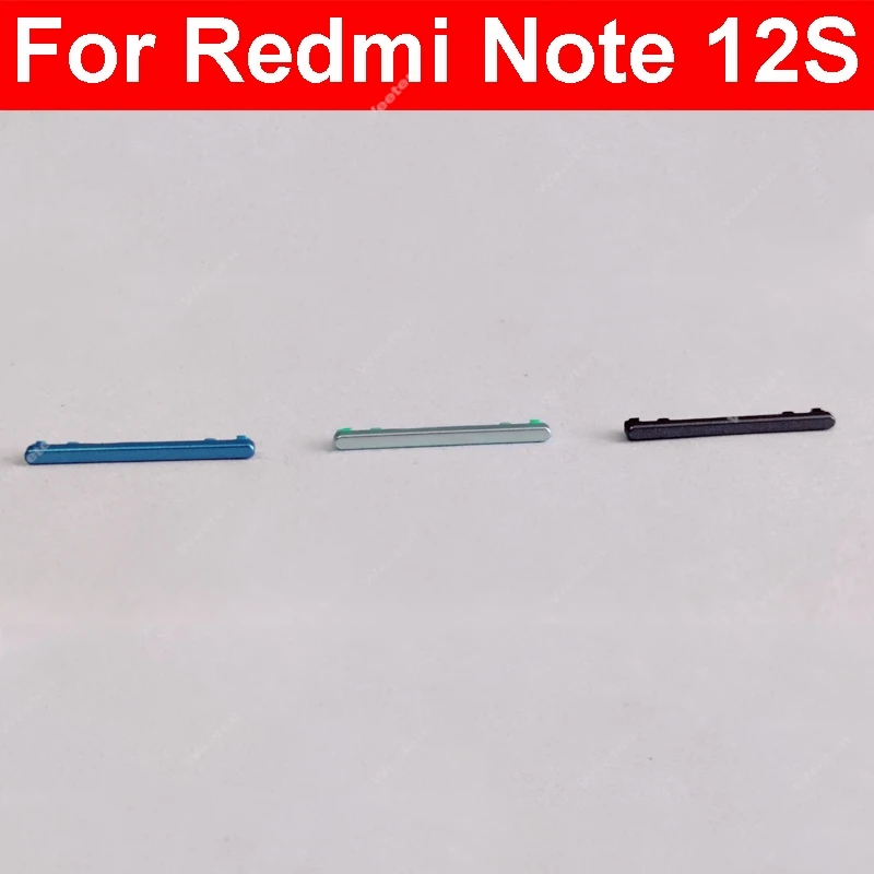 

Боковая кнопка громкости для Xiaomi Redmi Note 12S, кнопка включения/уменьшения громкости, боковые кнопки питания, замена, ремонт, запасные части