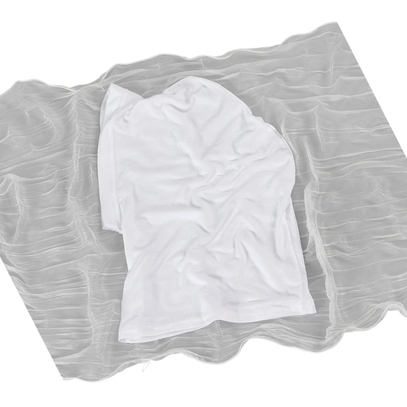 Mantón pañuelo para cabeza para mujer contemporáneo 340D en colores neutros, fácil combinar con cualquier atuendo para