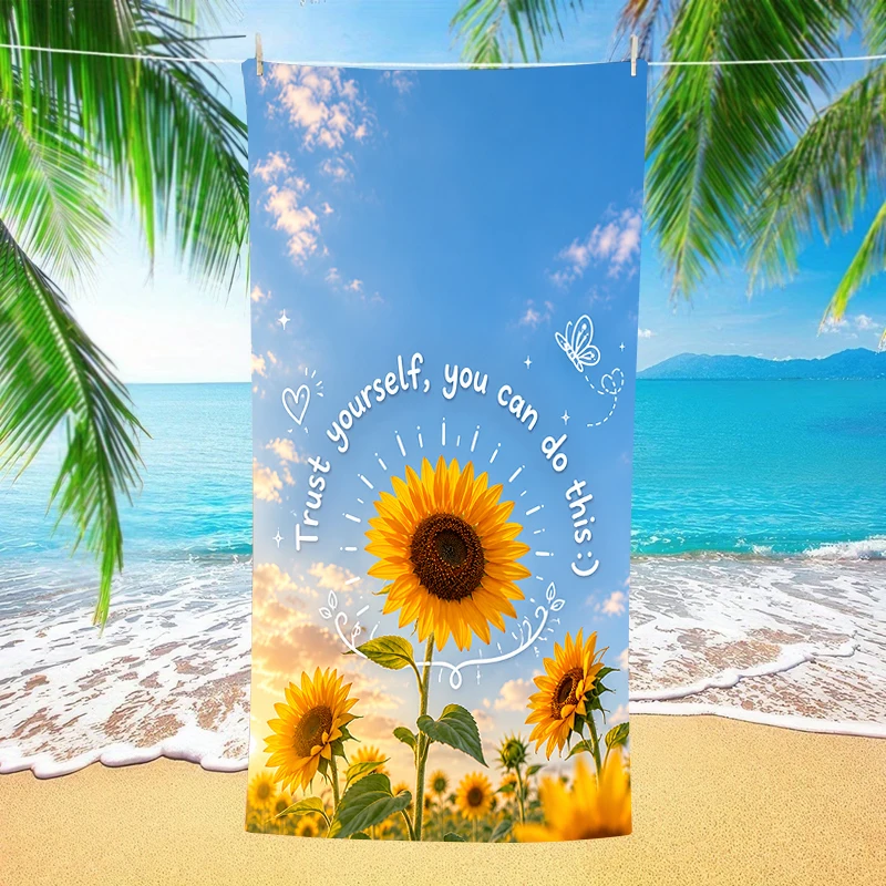 Surfboard Beach Towel Colorful Surf Tropical Beach Microfiber Quick Dry Oversized Summer Vacation Pool Travel Bath Towel Gift