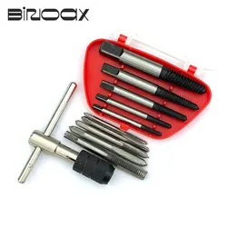 6Pcs Metric Thread Tap Drill M3-M8 With 5 Pcs Damaged Screw Extractor M3-M14
