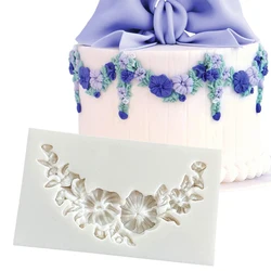 Morning Glory Silicone Cake Baking Mold Sugarcraft Chocolate Cupcake Mould Fondant Cake Decorating Tools