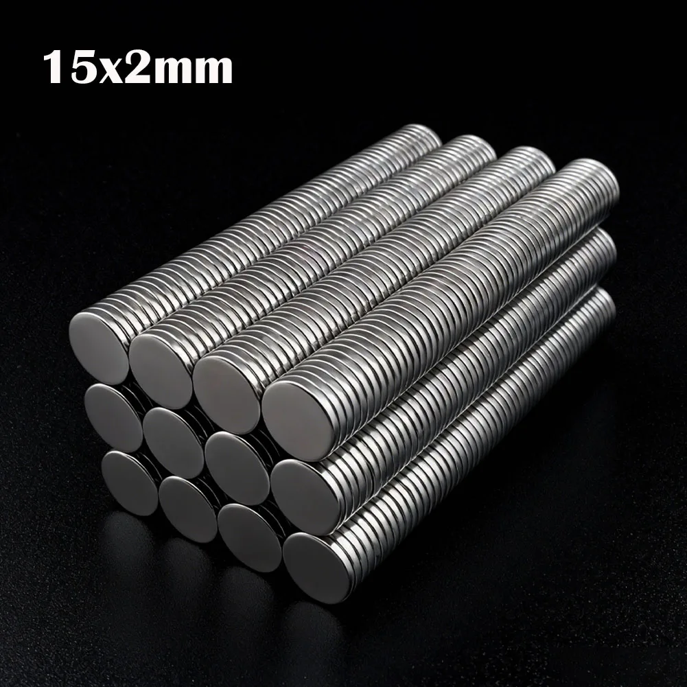 

10-200Pcs 15x2mm Super Powerful Round Magnet Neodymium Magnets N35 NdfeB Strong Magnet Permanent Magnetic Imanes Magnetic Sheet