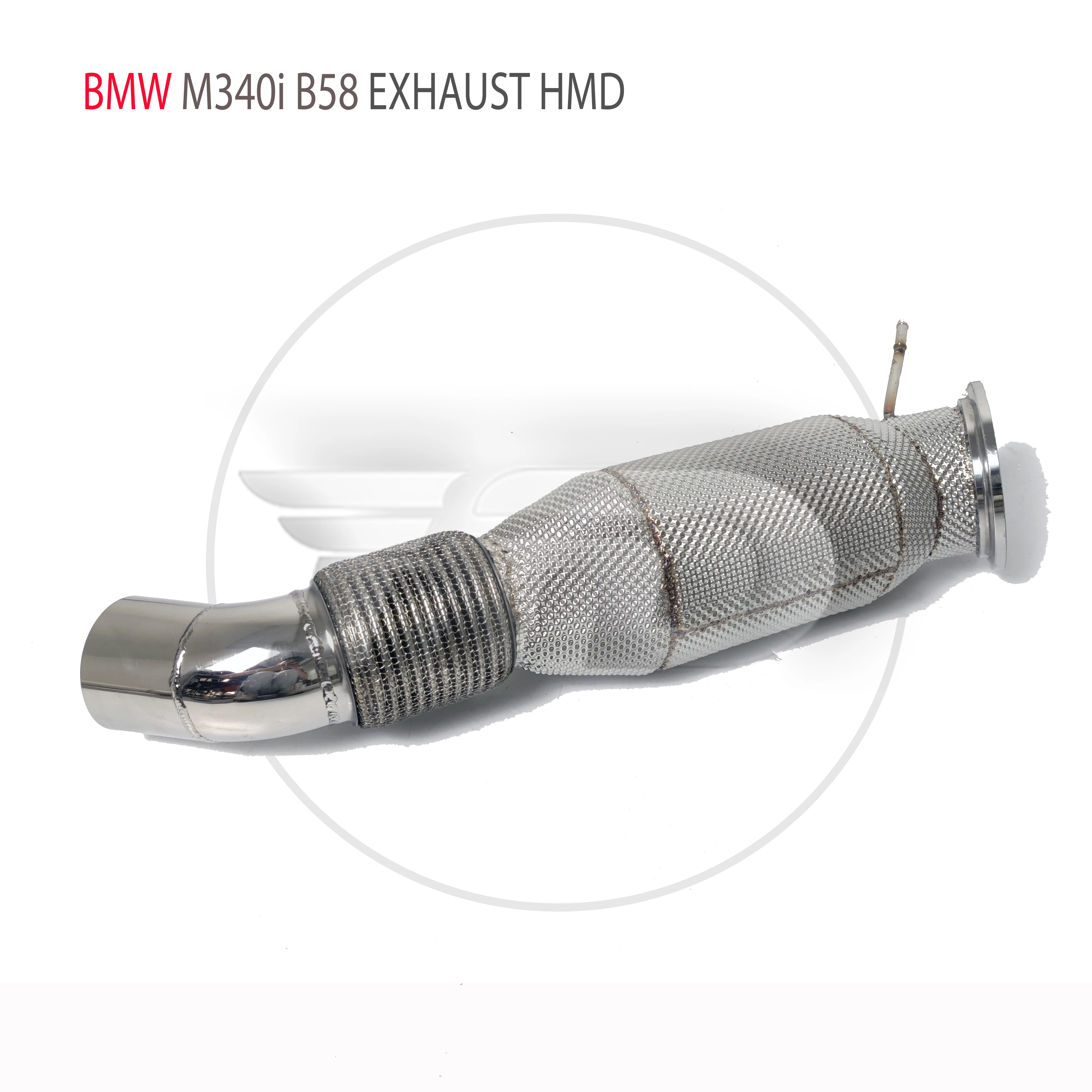 HMD Exhaust Downpipe for BMW M340i B58 3.0T With Catalytic Converter Header Catless Pipe Car Accessories