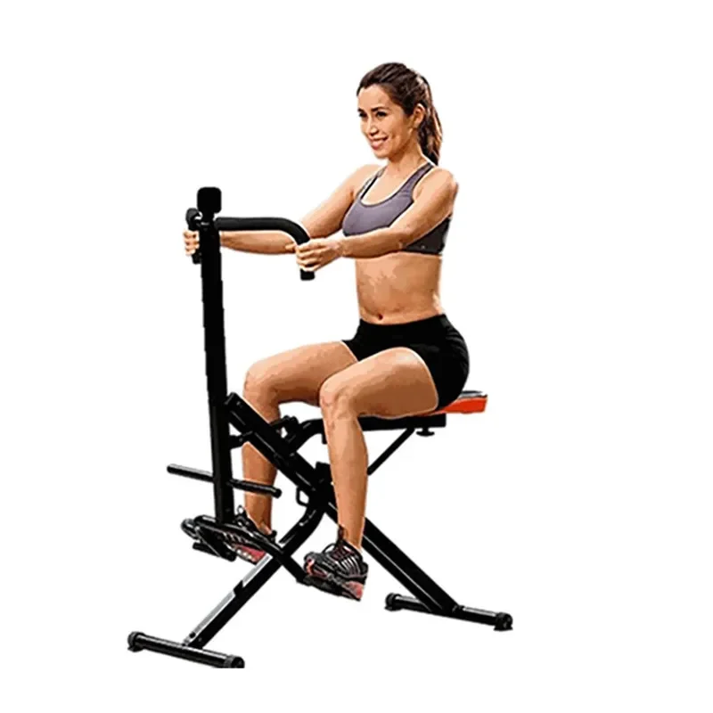 Home Silent Exercise Fitness Equipment Abdomen  Horse Riding Machine  ab power total crunch rider