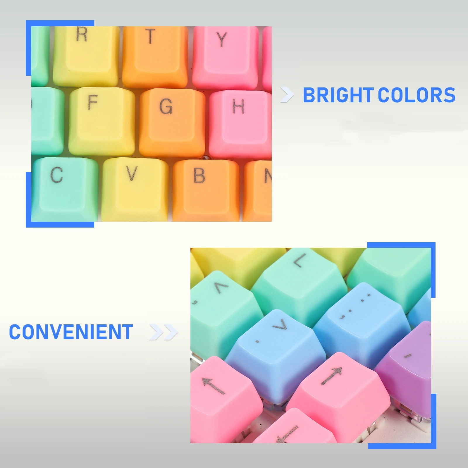 

Keycap 6 s Keyboard Accessories Durable Cherry Keycaps Abs Bright Decor Unisex Design Protective Upgrade