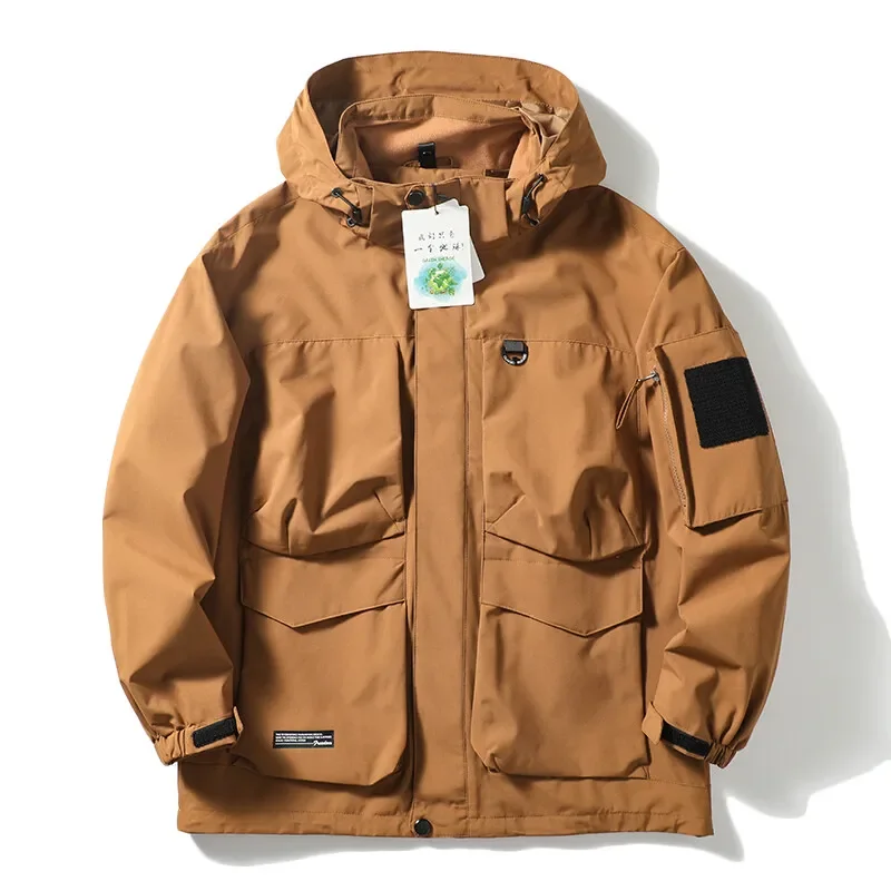 

Мужская ветровка ARC для улицы, альпинизм, путешествия, ветрозащитная спецодежда, рыбалка с несколькими карманами, модная куртка для кемпинга