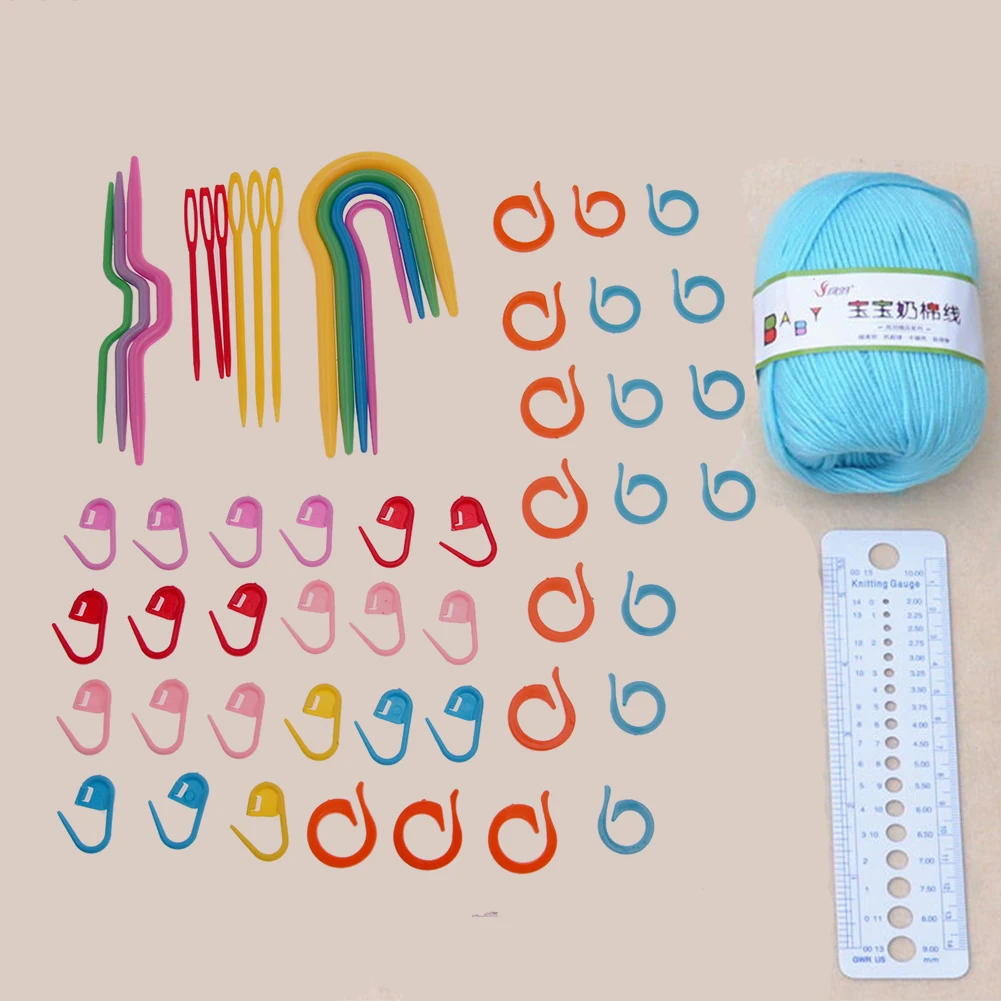 

Sewing Tools Accessories Sewing Kits Plastic Knit Stitch Knitting Needles Crochet Stitch Knitting Accessories
