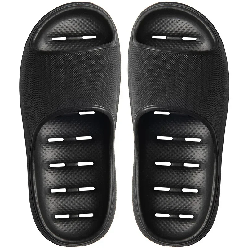 Men's Bathroom Bathing Slippers New Summer Indoor Home Eva Anti-Slip Anti-Odor Couple Shower Leakage Quick-Drying Slippers