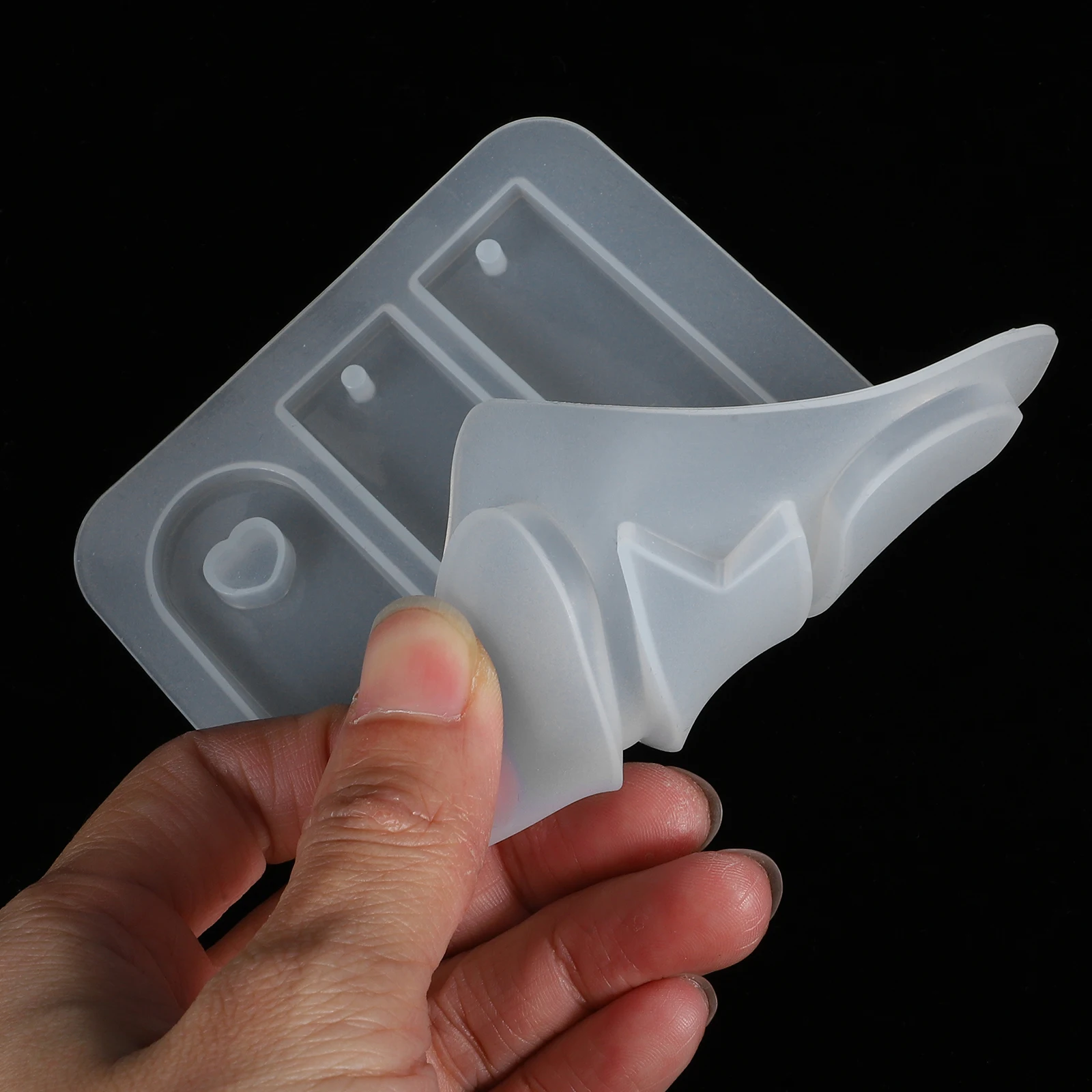 

Silicone Diy Bookmark Mold Epoxy Resin Craft Tool Flexible Book Marking Tool For Students School Supplies Reusable