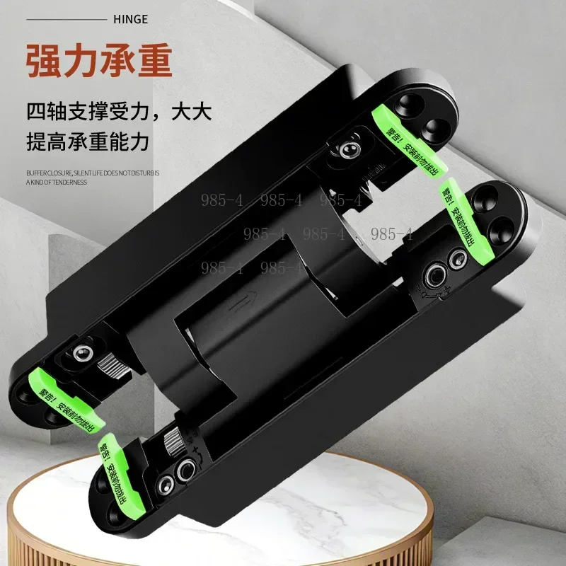 2D Adjustable Hydraulic Hidden Wooden Door Hinge, Soft Autoclave Spring Closure 50kg Heavy Duty