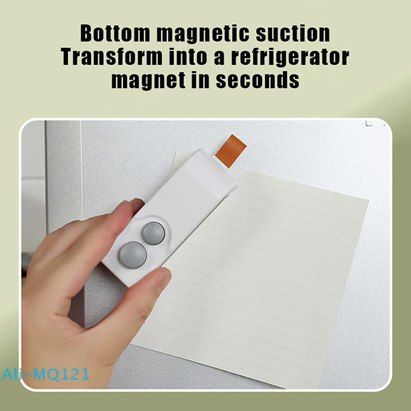 【M】غلق أكياس صغيرة، 2026 جديد 2 في 1 سدادة طعام مغناطيسية، أداة سدادة أكياس رقاقة قابلة لإعادة الشحن عبر USB