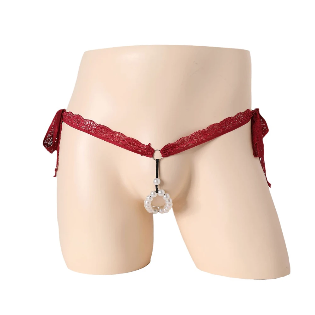 

Lace Mesh Lingerie Men\\'s Brief For Special Occasions Pouch Panties Regular Underpants Underwear G-String Lightweight