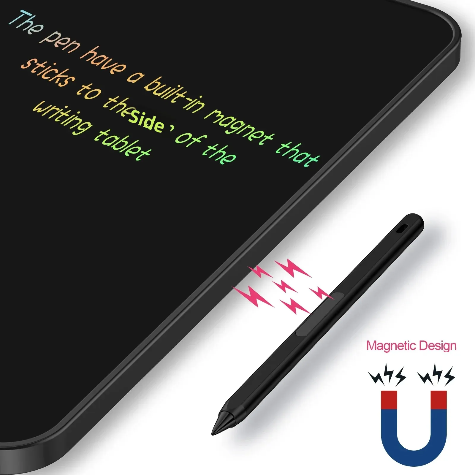 Tavoletta da scrittura LCD ricaricabile da 32 pollici/20 pollici, tavoletta da disegno di dimensioni enormi Doodle Board con schermo colorato Eye-Care per il giocattolo del capretto