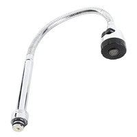 Sink Faucet Stainless Steel Bathroom Kitchen Faucet with Flexible Pipe Single Handle Connection