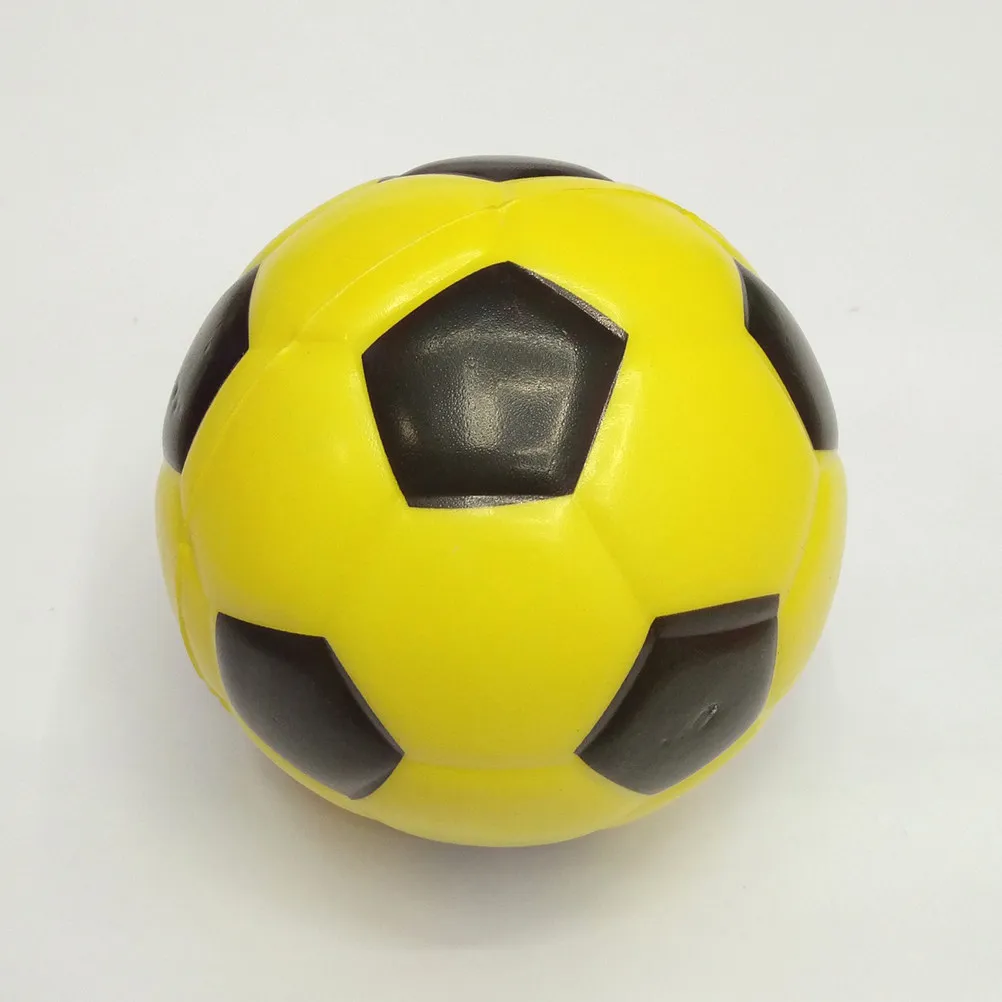 10Pcs Football Squeeze Balls 6.3cm Colorful Simulation Decompression Stress Relief Fidget Balls for Office Home School