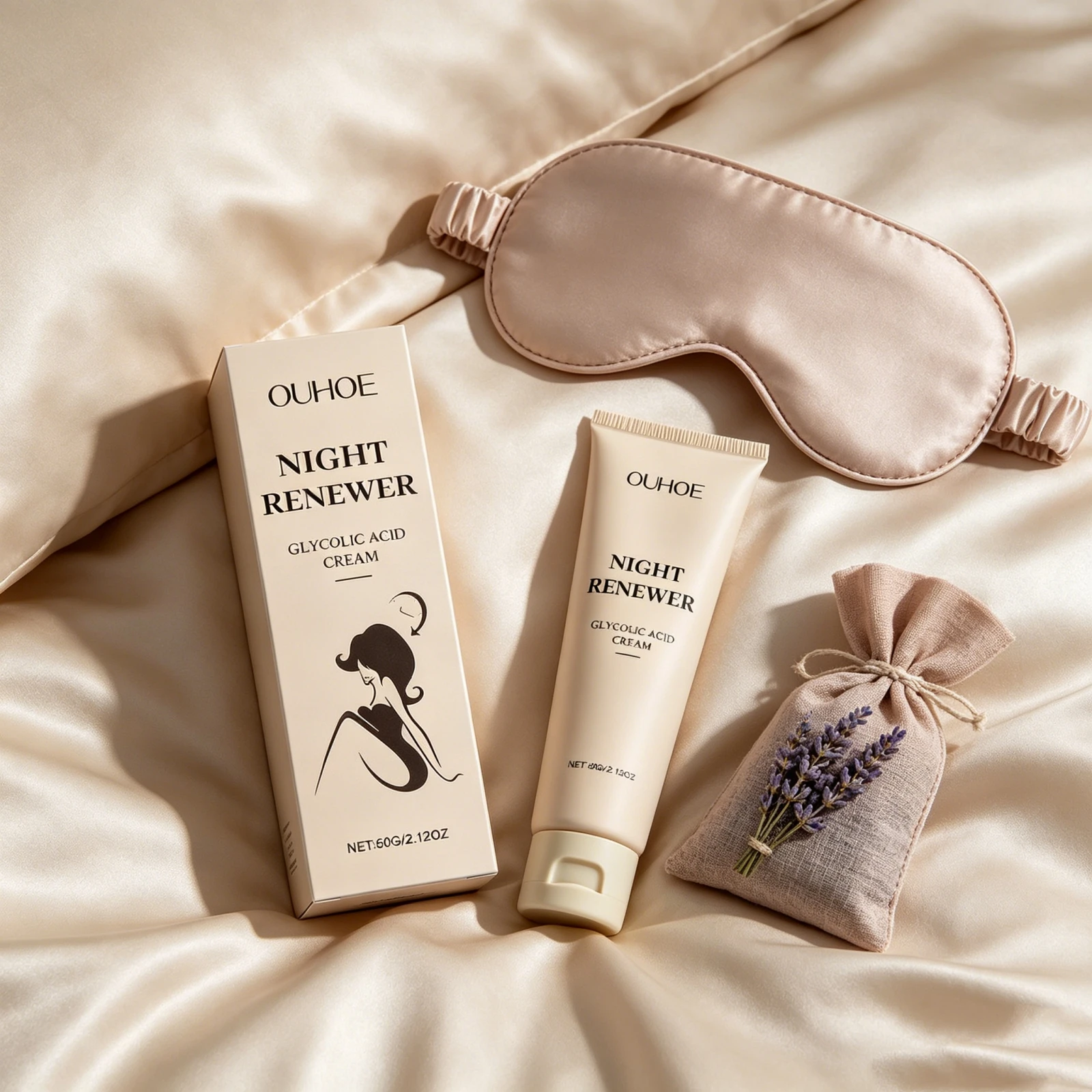 Nighttime Soothing Cream Deep Nourishing Smooth Fine Lines Anti-Aging Reduce Redness Calming Sleep Moisturize Repair Face Cream