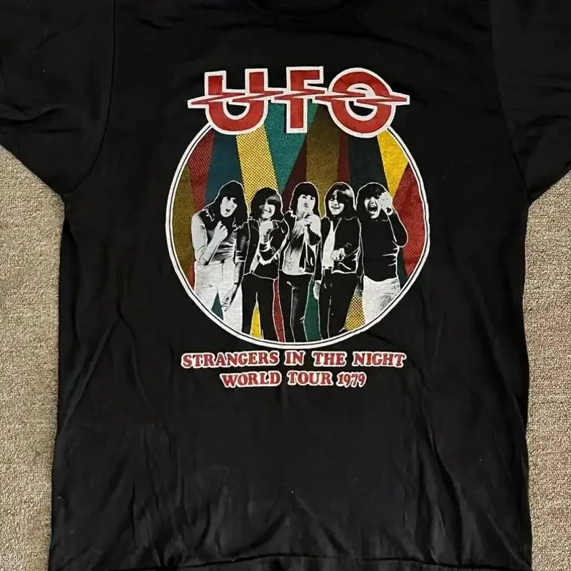 UFO Strangers in the Night World Tour 1979 double side shirt ò