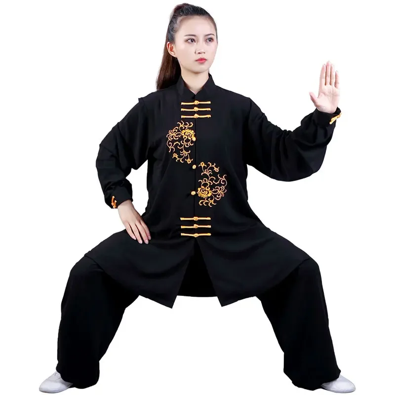 

Chinese Tai Chi Tang Suit sets breathable women Kung Fu Wushu Martial Arts Uniform Wing Chun Oriental Exercise Clothing
