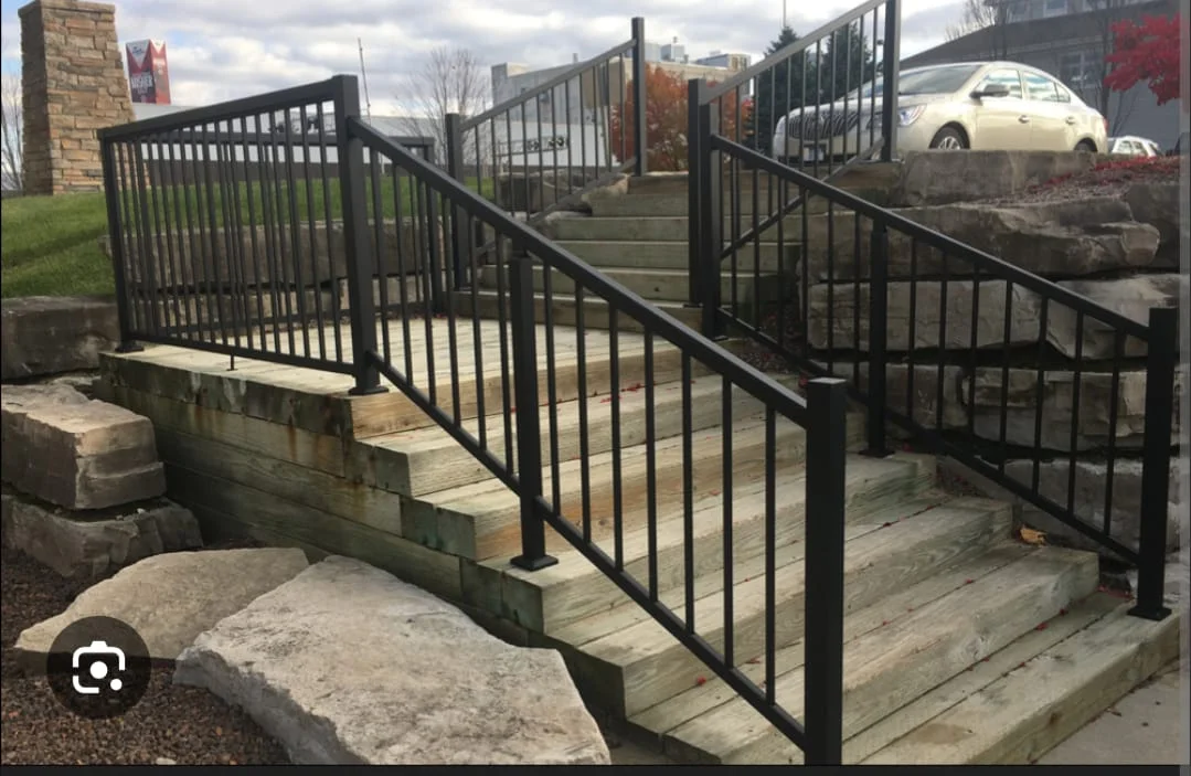 Maatwerk Goedkope prijs Aluminium balustrade Leuning Reling Balkon Trap Aluminium Piketrailing