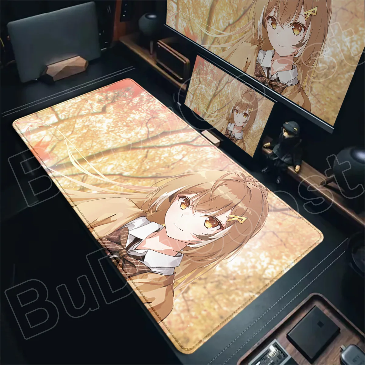 HD-Druck Hololive Computer-Gaming-Tastaturmatten Kawaii Anime Girl Nanashi Mumei Mauspad Großes Büro-PC-Gehäuse Desktop-Teppich – Detail 3