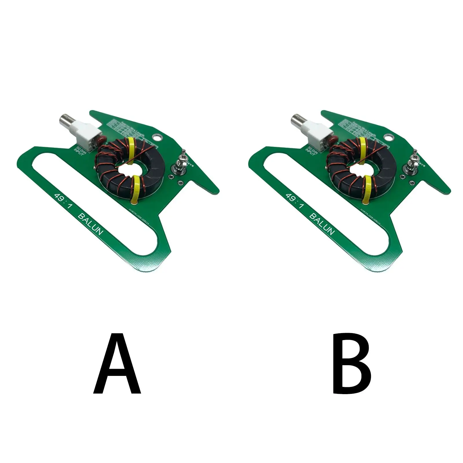 

Балун 49:1 без настройки, с питанием с конца, полуволновой, 50 Вт (питание 100 Вт), для антенн, электроника