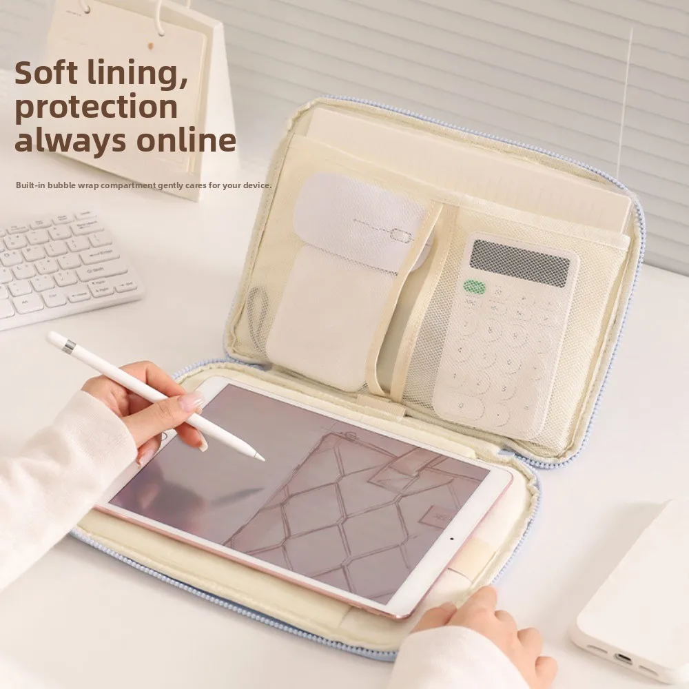 

Мягкий чехол-сумка для планшета в корейском стиле, противоударный защитный чехол для ноутбука, милый тонкий чехол-футляр для планшета, сумка для документов