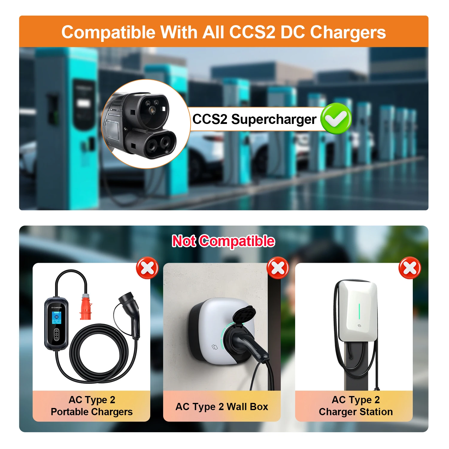 GOODCELL 300/400KW 300A CCS2 إلى GBT سيارة تيار مستمر محول شاحن EV موصل مركبة كهربية CCS2 إلى GBT محول ل BYD GE3 #6