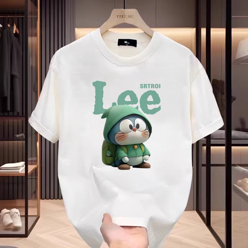 

2024 Summer New Hot Selling Fashion 100% Cotton Niche Design American Women Men Short Sleeve T-shirt Loose Printing T-shirt