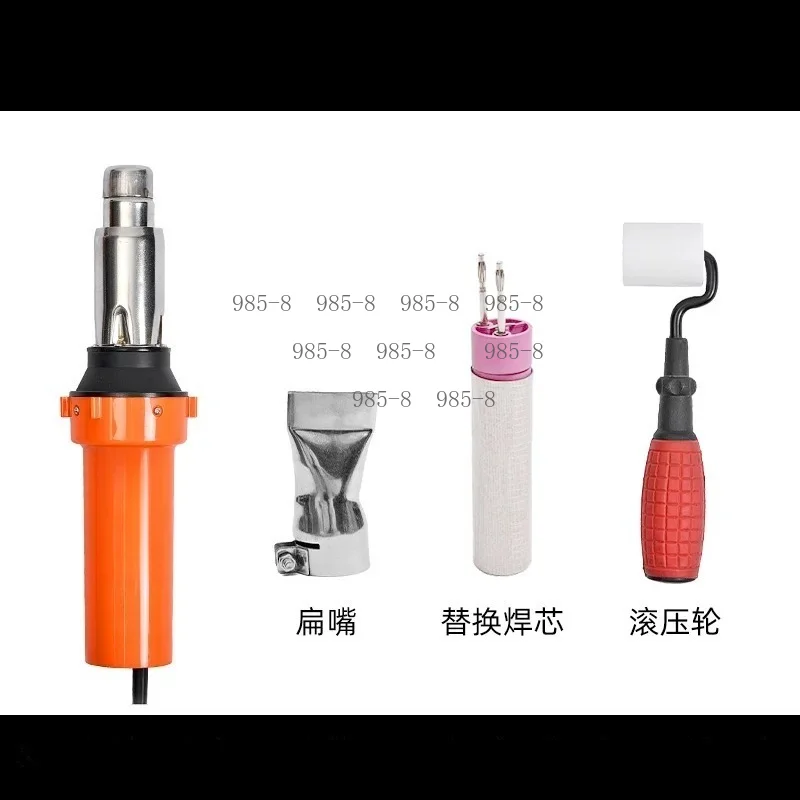 2000W Hot Air Welding Torch Pistol, PE PVC Plastic Repair Tool Kit Equipped with Nozzles and Roller