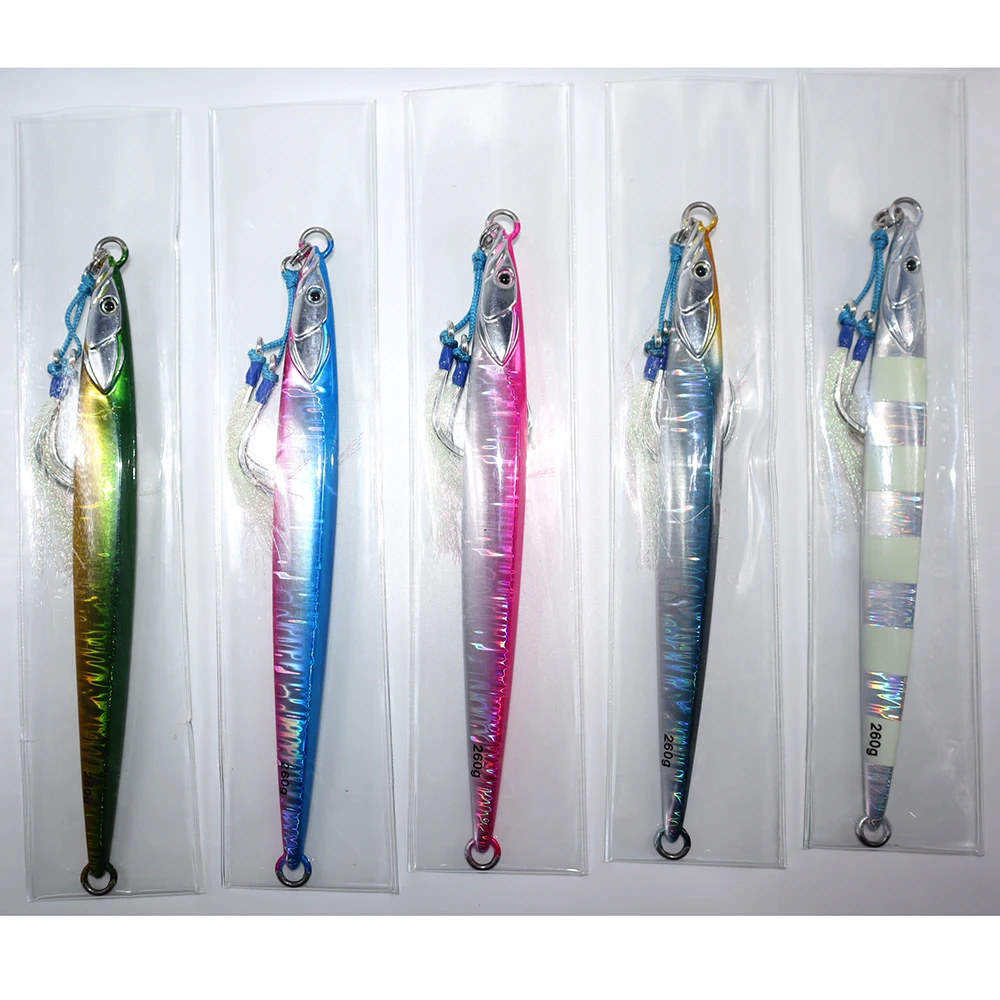 Señuelo Jigging doble gancho deslizador de sardina UV mar - imagen 5