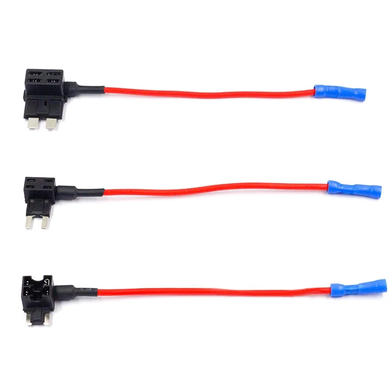 10/5pcs MINI SMALL MEDIUM Size Car Fuse Holder Add-a-circuit TAP Adapter Micro Mini Standard ATM Blade Fuse for Cars Vans image 4