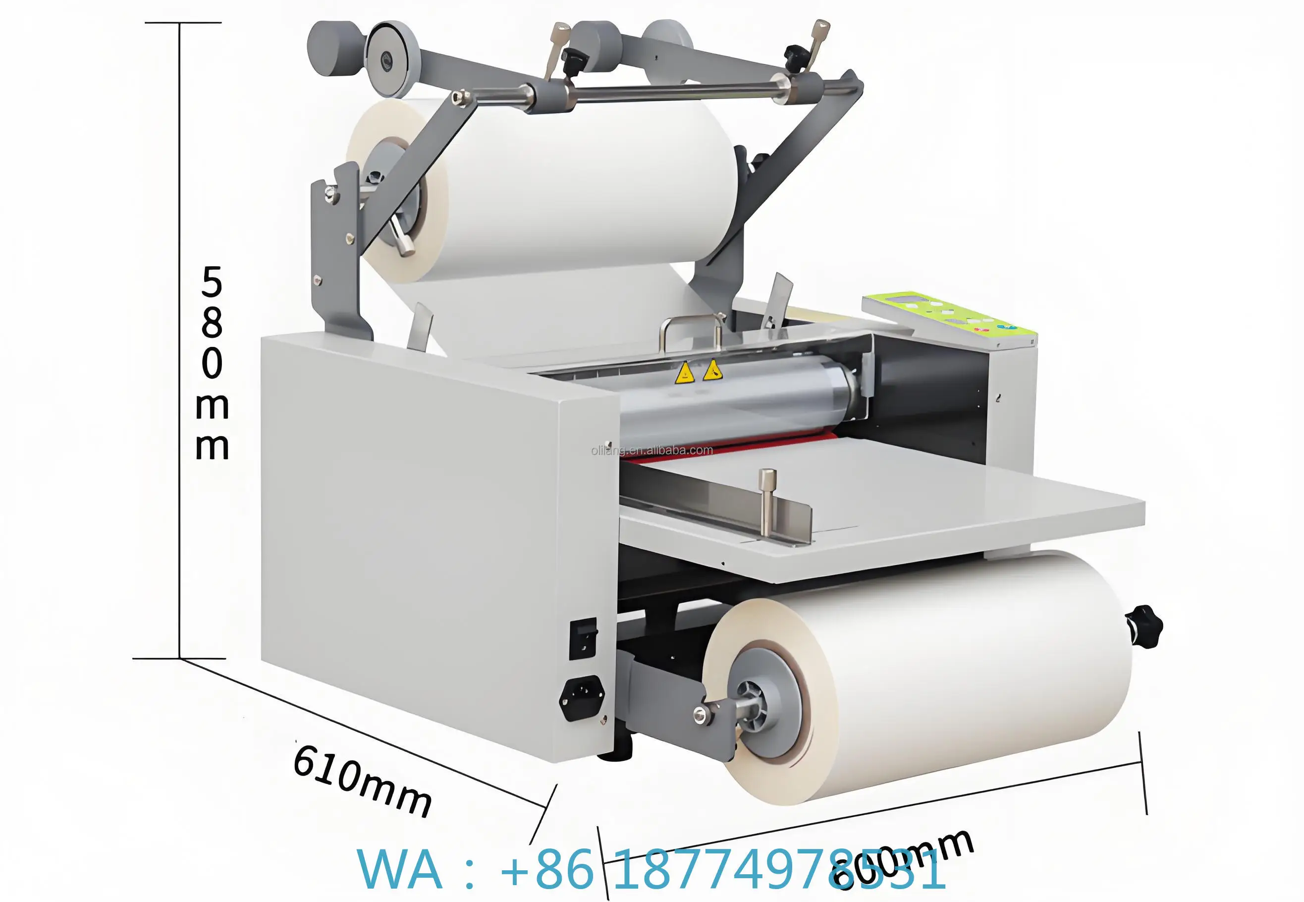 

Roll Pvc Film Laminating MachinePortable 650mm Thermal Laminating Machine Lamination Machine