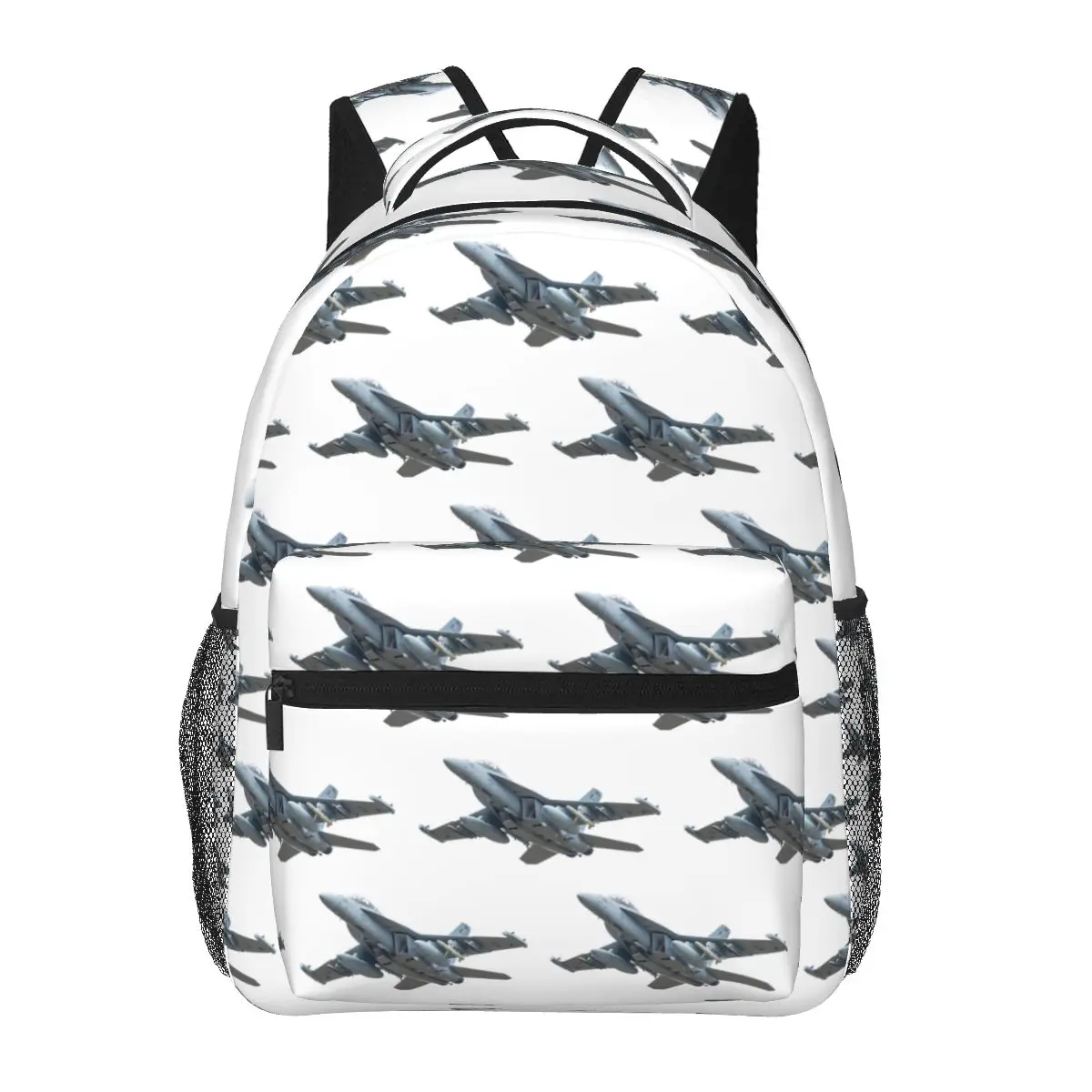 

Armored F18 Super Hornet Fighter Aircraft Backpacks Boys Girls Bookbag Students School Bags Cartoon Laptop Rucksack Shoulder Bag