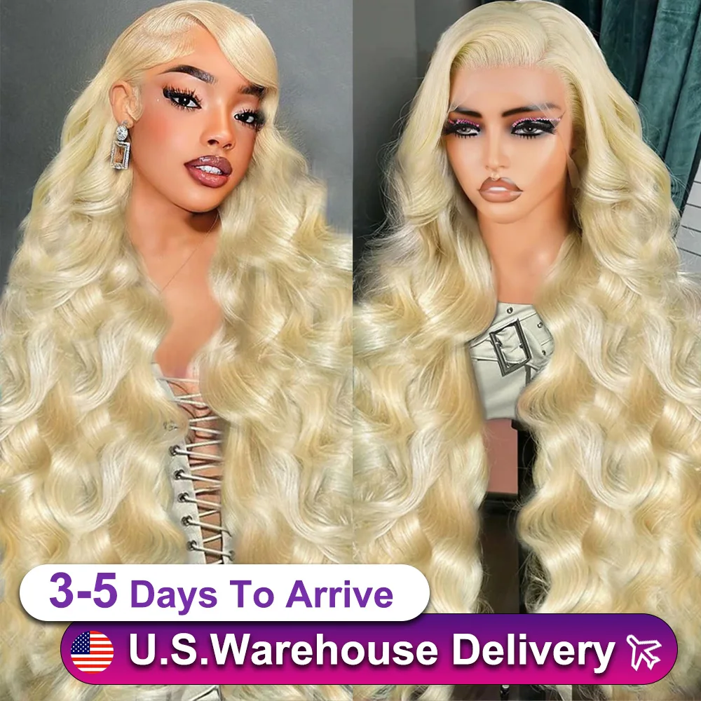 210 Density13x6 hd lace frontal Wig Human Hair Blonde Body Wave Lace Front Wigs hair humain 100 natural Glueless Wigs Human Hair