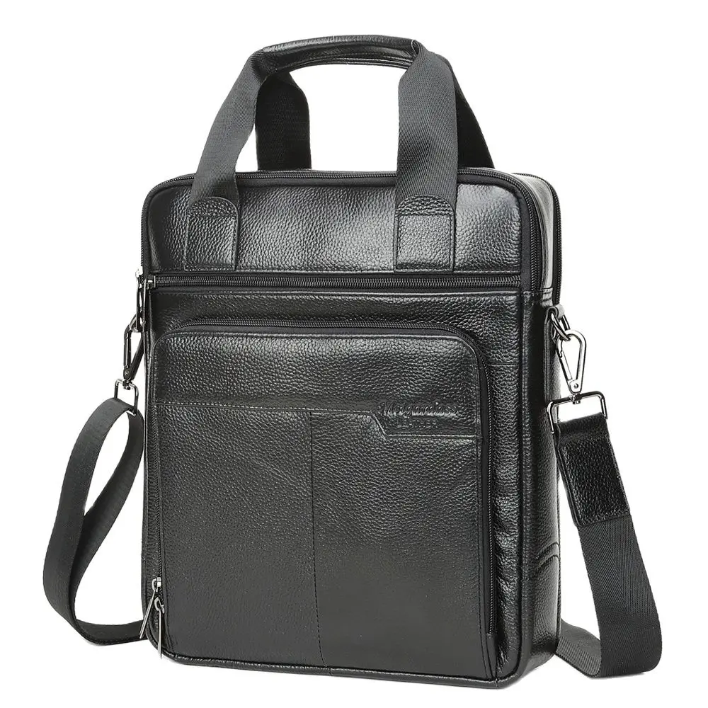 MEIGARDASS Echtem Leder Business Aktentasche Männer Büro Handtaschen Laptop Computer Tasche Männlichen Messenger Schulter Umhängetaschen