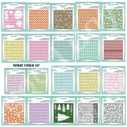 New Confetti Star Balloon Layered Production Stencil Scrapbook Diary Decoration Embossing Template Diy Greeting Card Handmade