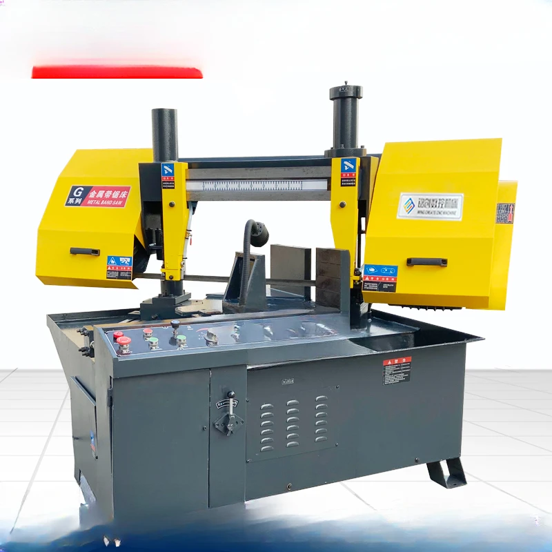 Customized horizontal metal band sawing machine 4230 rotation angle sawing machine 45 degree fully automatic CNC hydraulic sawin