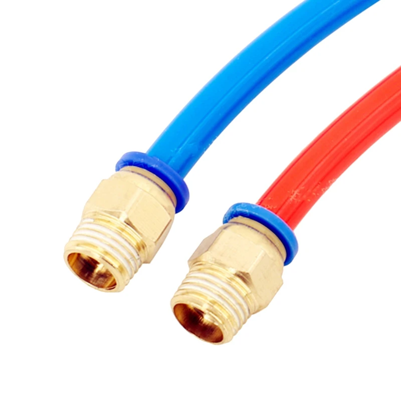 Hot PC Pneumatic Air 10Mm 8Mm 12Mm 6Mm 4Mm Hose 1/4In BSP 1/2In 1/8In 3/8In Male Thread Air Nipple Quick Coupling