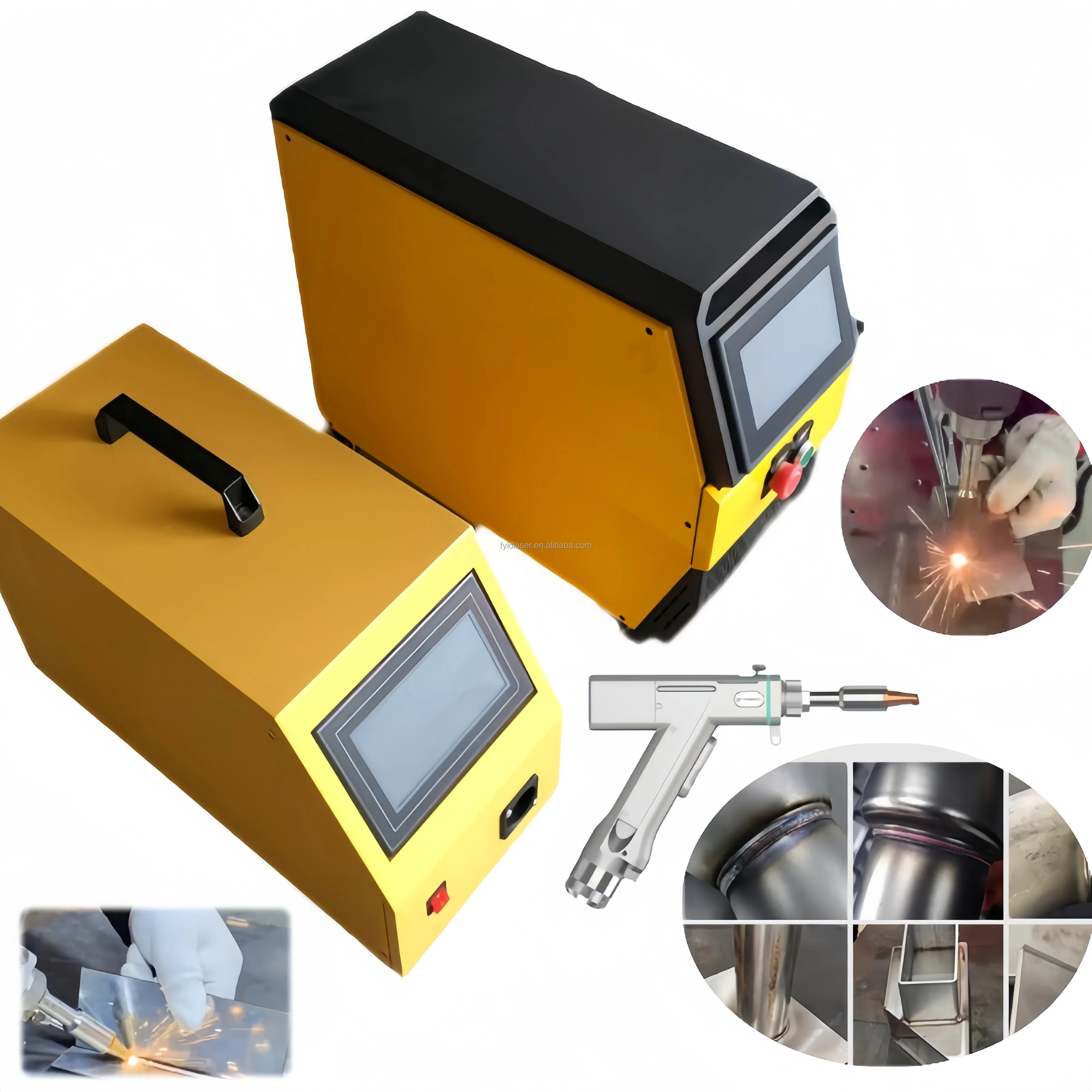Handheld Portable 1500W Fiber Laser Cleaning Machine New Condition Air-Cooled Welding & Metal Cleaning MAX Laser Source