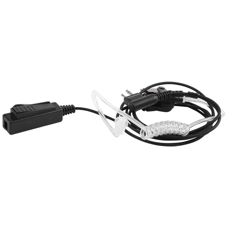 Covert Acoustic Tube Security Bodyguard Earpiece Headset PTT Mic Compatible For Motorola CP040 DP1400 GP68 GP88