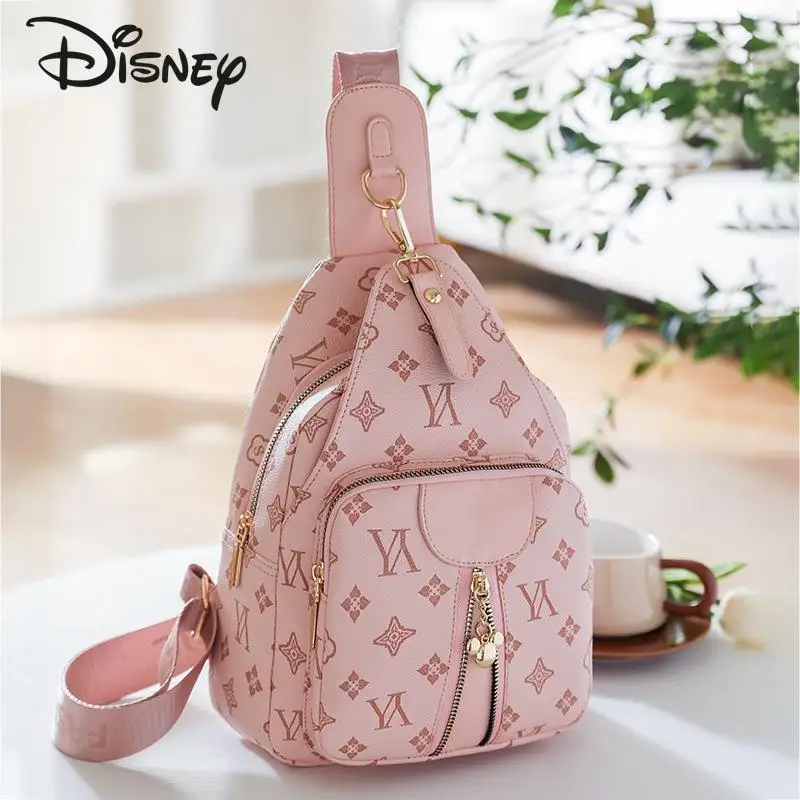 Disney Mickey's New Women's Chest Bag Fashionable High Quality Print Women's Bag Luxurious and Premium Women's Crossbody Bag