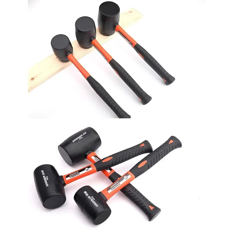 Rubber Hammer Rubber Rubber Solid Floor Tile Installation Tile Tool Leather Plastic Hammer Glue