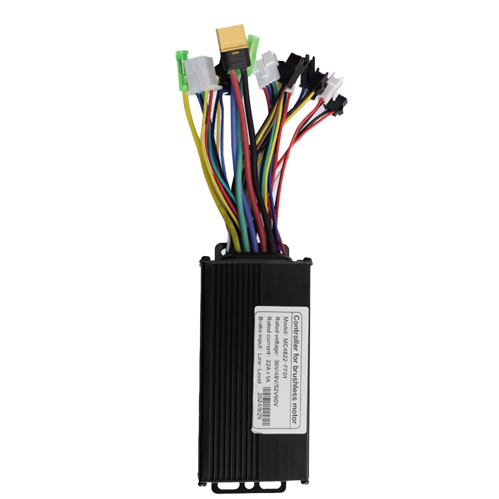 

500W Brushless Controller 36V 60V Controller Black Sine Wave Scooter Good Heat Dissipation Thermal Overloading Protection