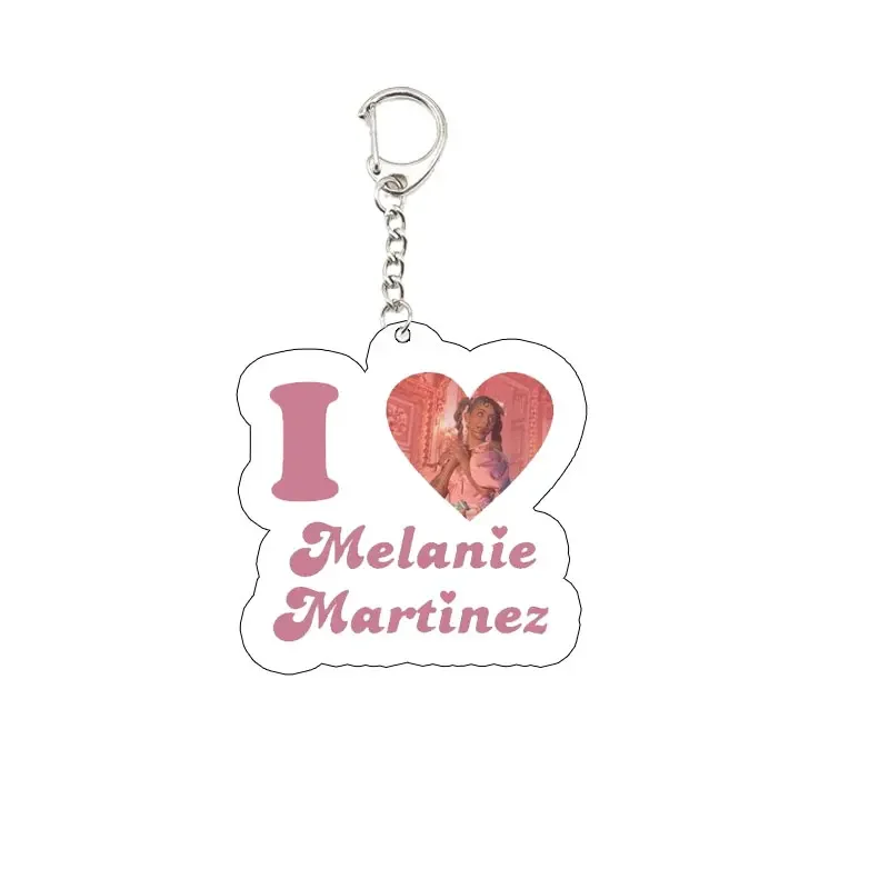 Melanie Martinez Key Chain Key Ring Keychain for Accessories Bag Acrylic Sunny Pendant Melanie Martinez Keyring Cute Keychain